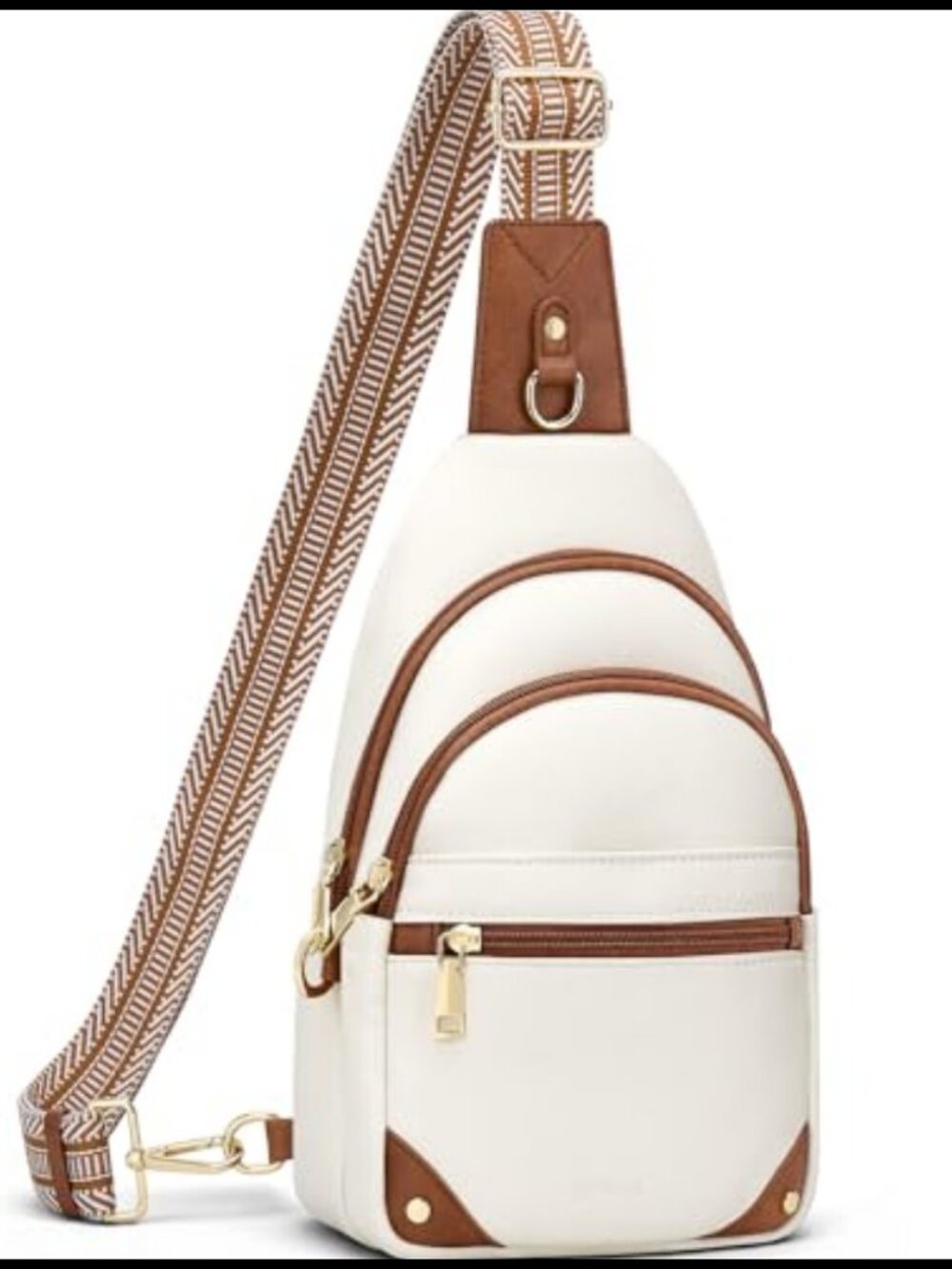 Anti Theft Crossbody Bag RFID Sling Purse Faux Leather Travel